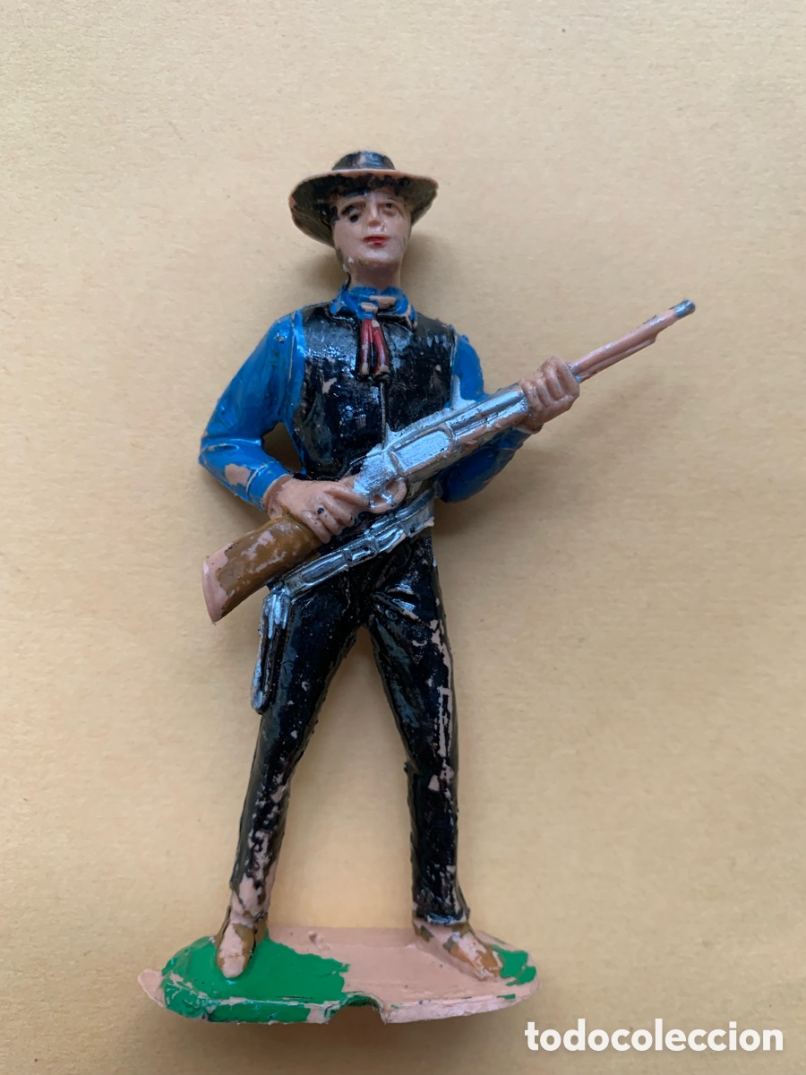 Figuras de goma y PVC: Vaquero comansi primera &eacute;poca - Foto 1