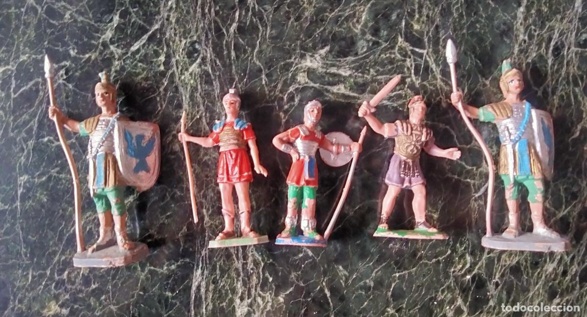 Figuras de goma y PVC: Cinco romanos Reamsa. - Foto 1