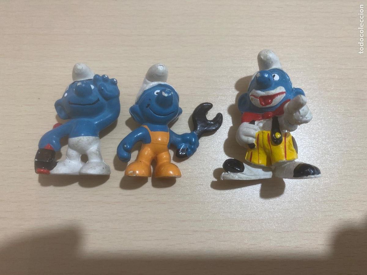 Figuras de goma y PVC: Pitufos pvc sin marca - Foto 1