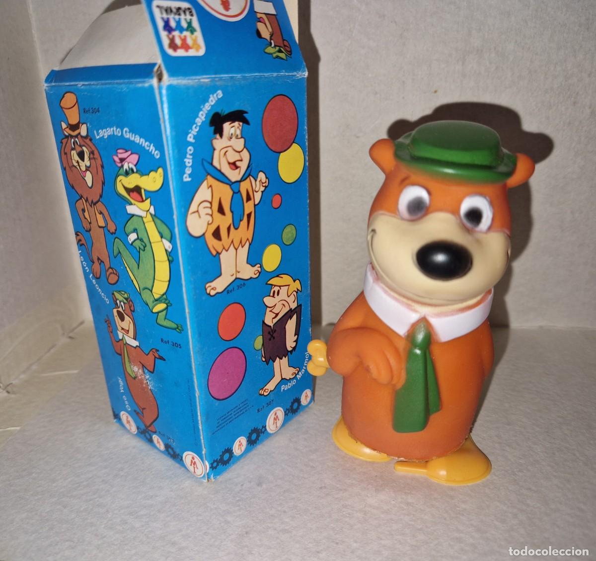 Figuras de goma y PVC: OSO YOGUI HANNA BARBERA DE MECANICA IBENSE A&Ntilde;O 1974 -