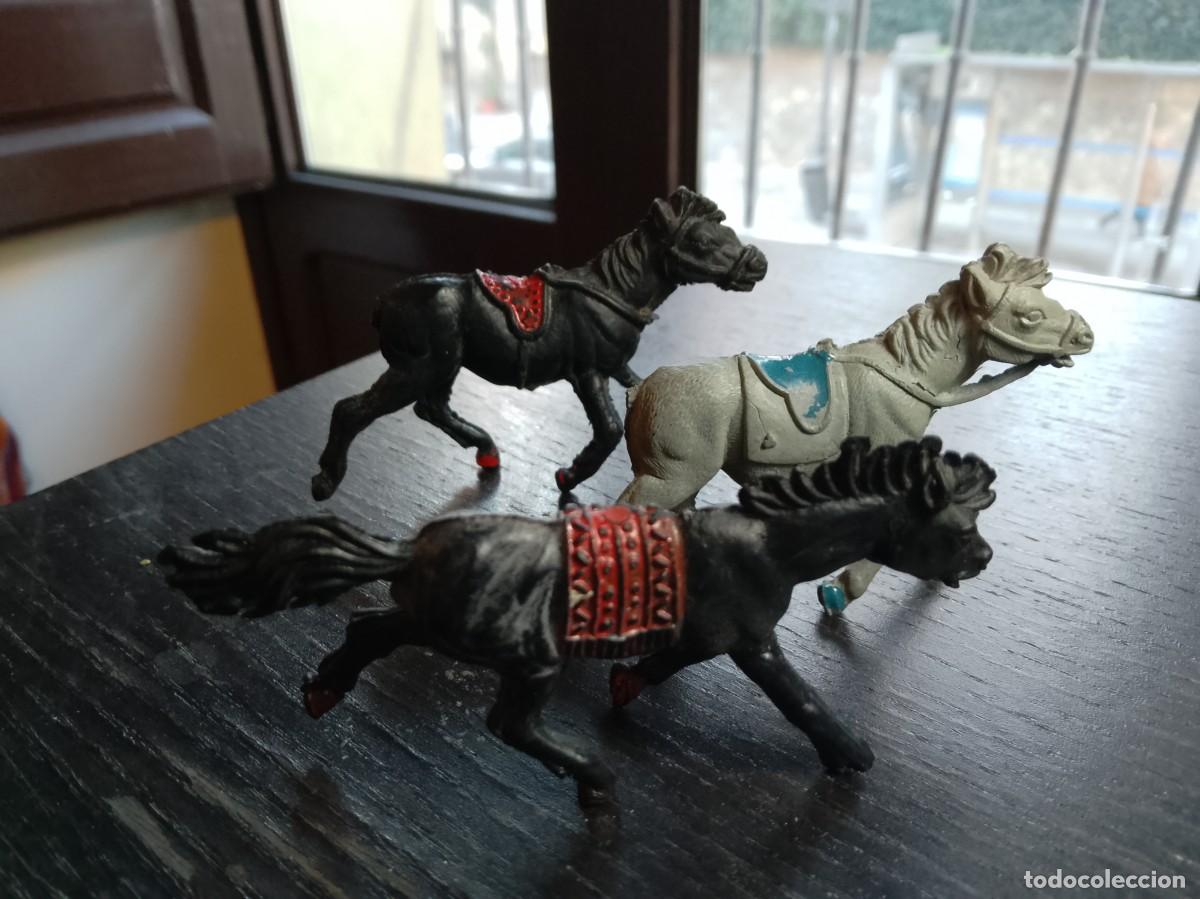 Figuras de goma y PVC: lote caballos - lafredo - Foto 1