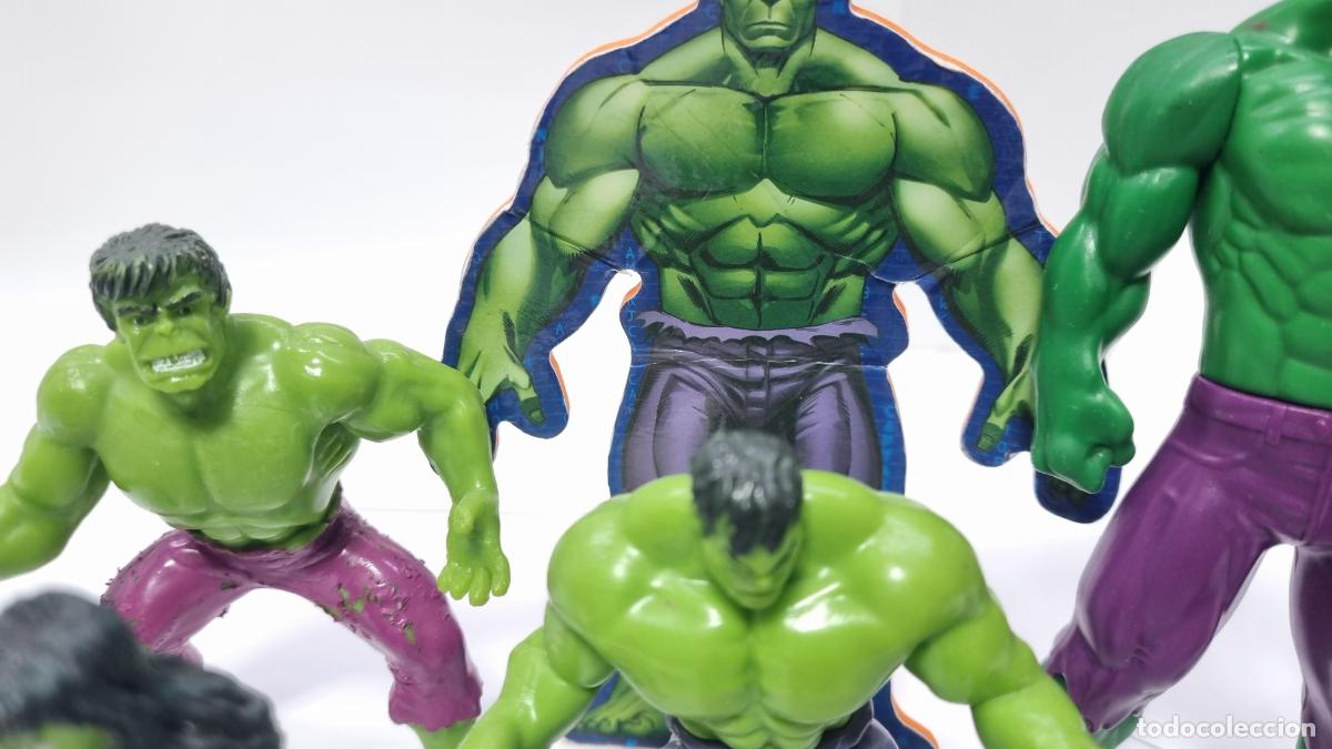 Figuras de goma y PVC: Lote de figuras HULK PVC y accesorios (MARVEL) - Foto 3