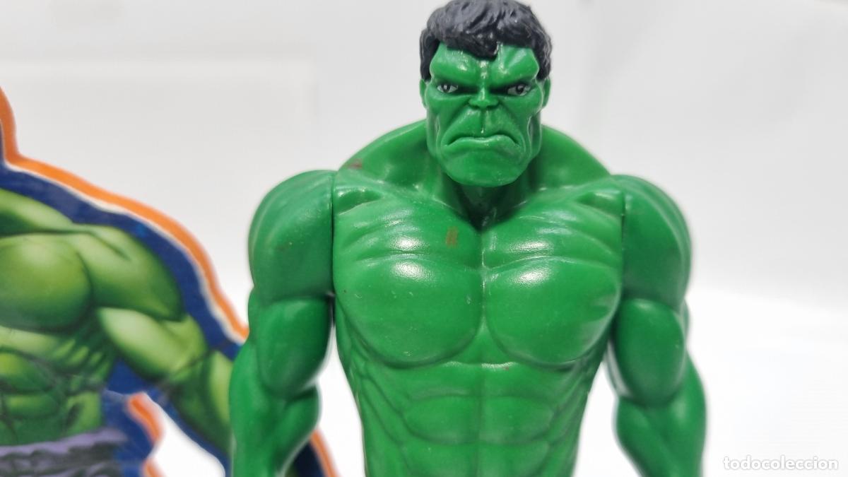 Figuras de goma y PVC: Lote de figuras HULK PVC y accesorios (MARVEL) - Foto 4