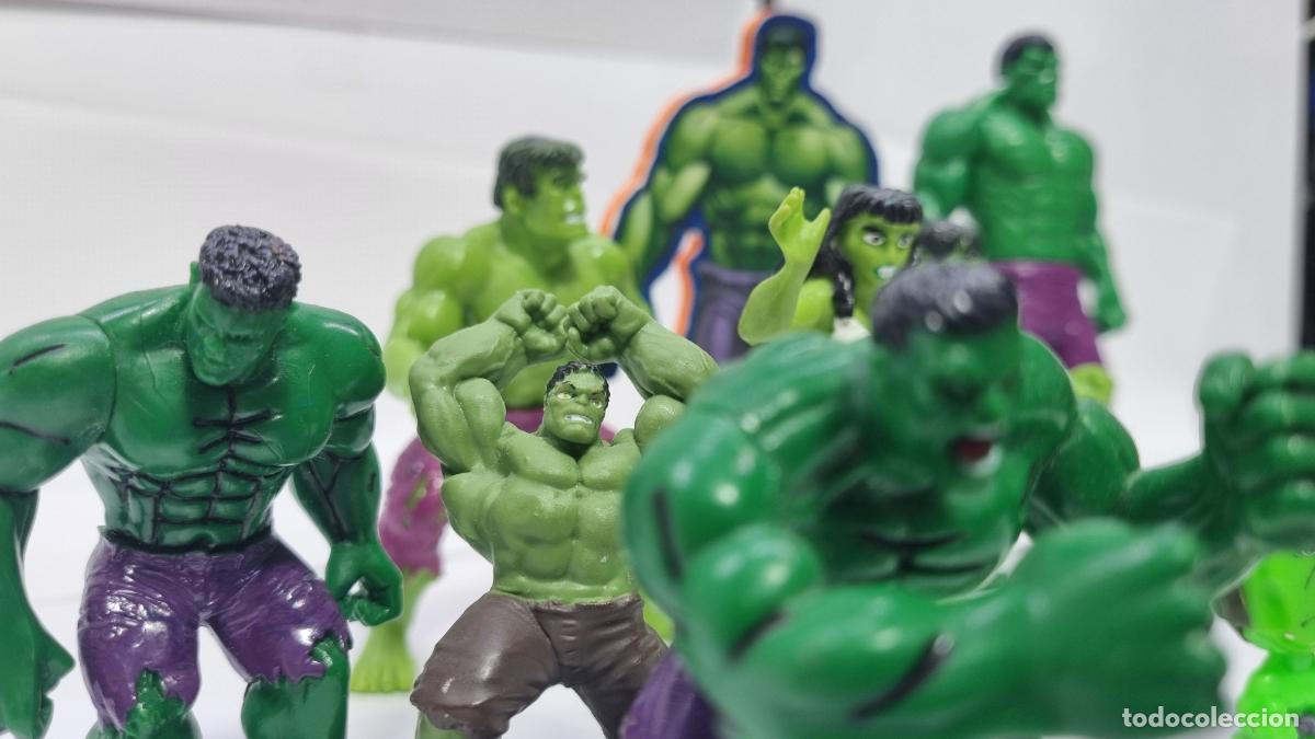 Figuras de goma y PVC: Lote de figuras HULK PVC y accesorios (MARVEL) - Foto 6