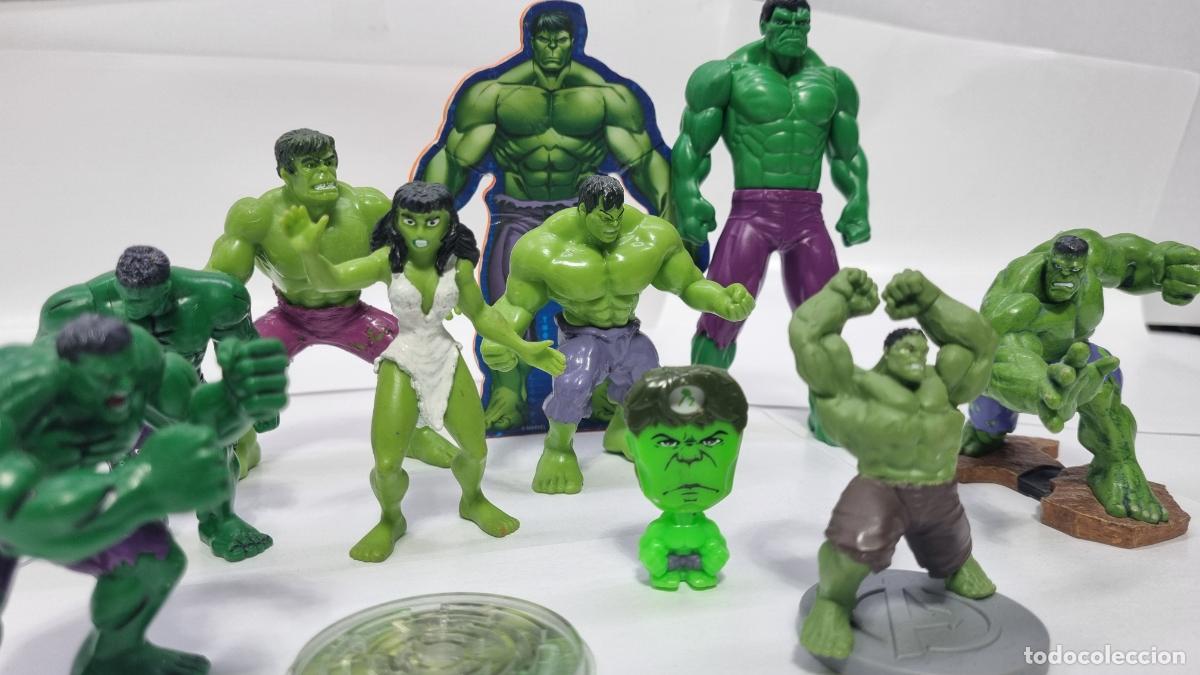 Figuras de goma y PVC: Lote de figuras HULK PVC y accesorios (MARVEL) - Foto 9