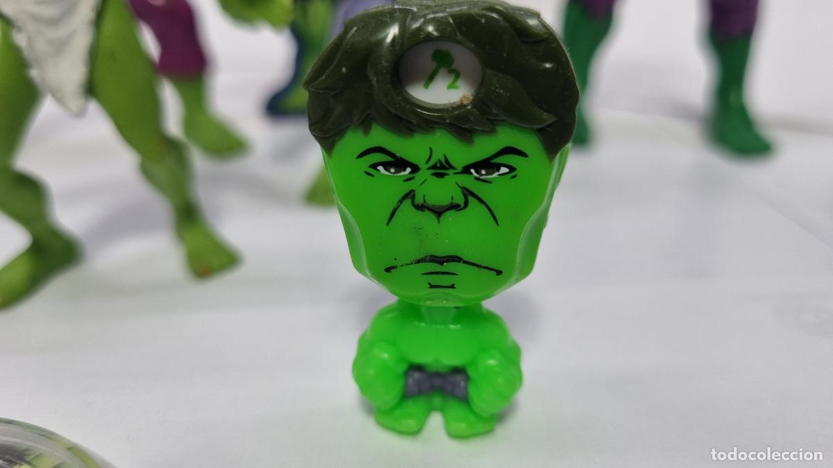 Figuras de goma y PVC: Lote de figuras HULK PVC y accesorios (MARVEL) - Foto 10