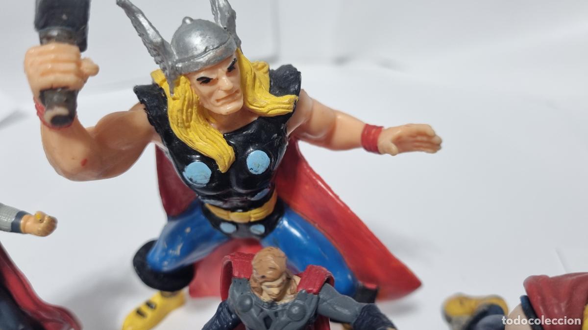 Figuras de goma y PVC: Lote de figuras Thor PVC. - Foto 3