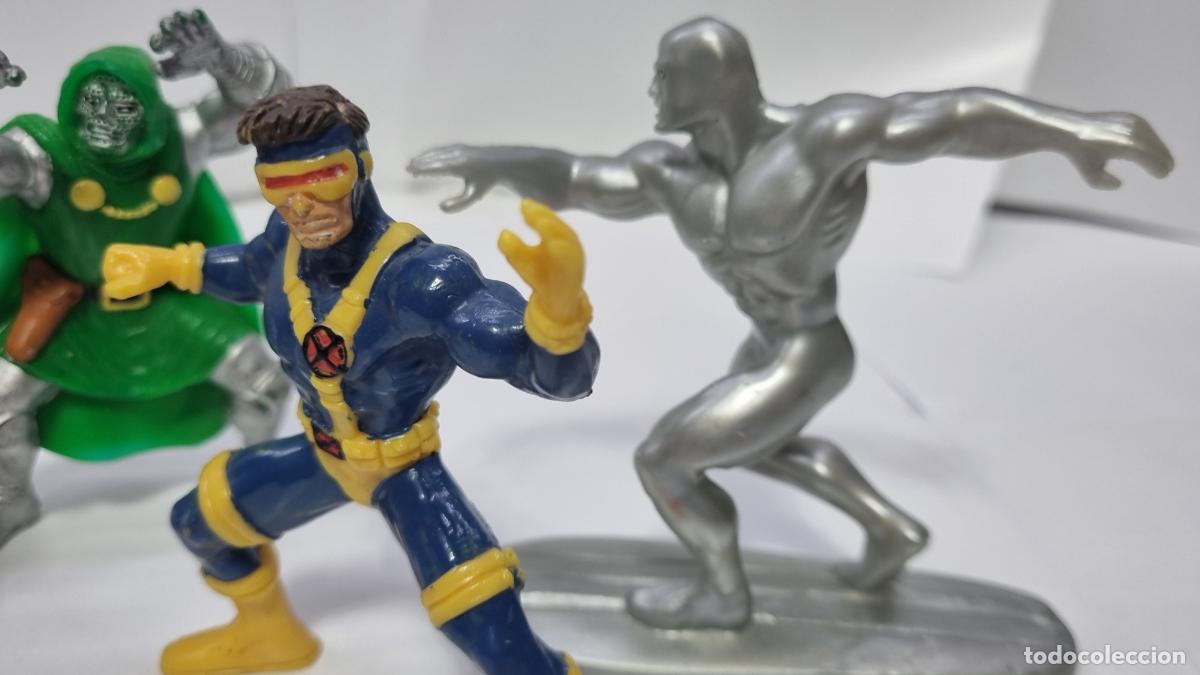 Figuras de goma y PVC: Lote de 6 figuras de Marvel (PVC) - Foto 2