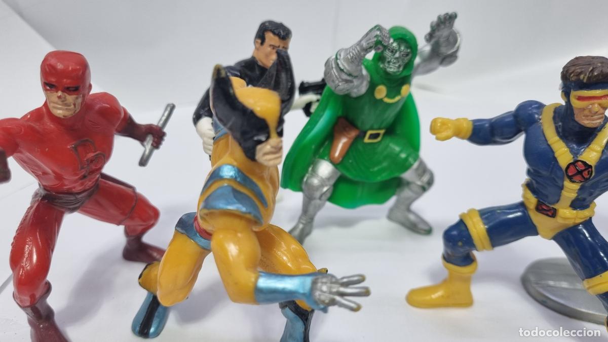 Figuras de goma y PVC: Lote de 6 figuras de Marvel (PVC) - Foto 3