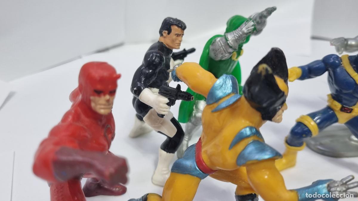 Figuras de goma y PVC: Lote de 6 figuras de Marvel (PVC) - Foto 4