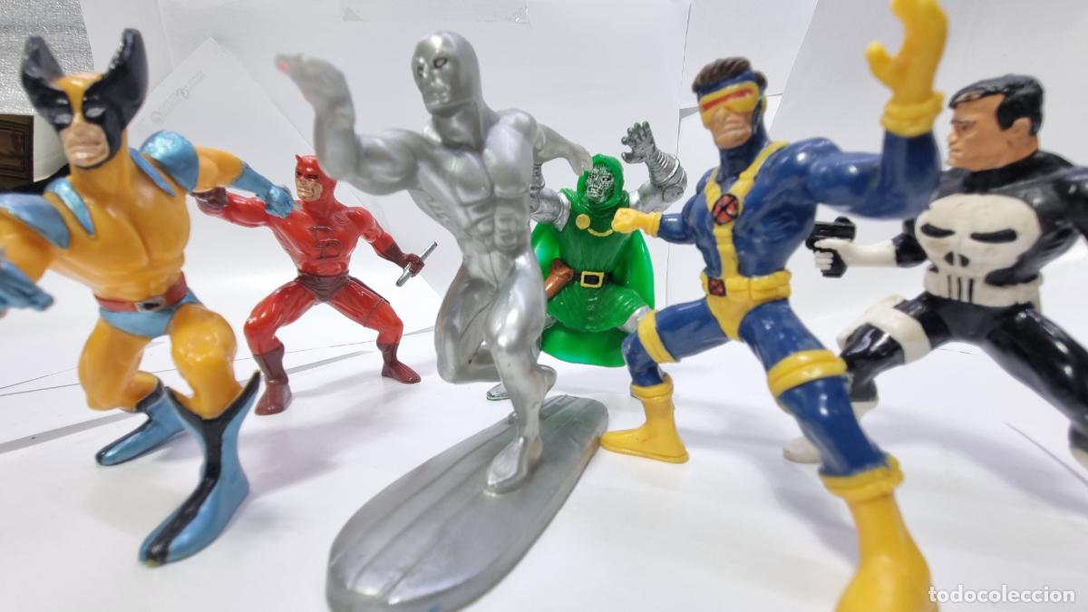 Figuras de goma y PVC: Lote de 6 figuras de Marvel (PVC) - Foto 5