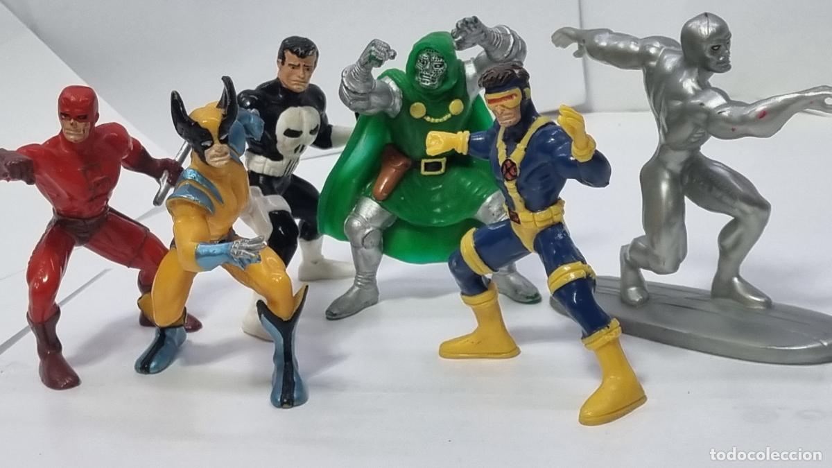 Figuras de goma y PVC: Lote de 6 figuras de Marvel (PVC) - Foto 6