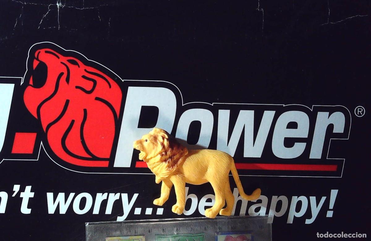 Figuras de Goma y PVC: LEON DE GOMA PVC ANIMALES DE JUGUETE