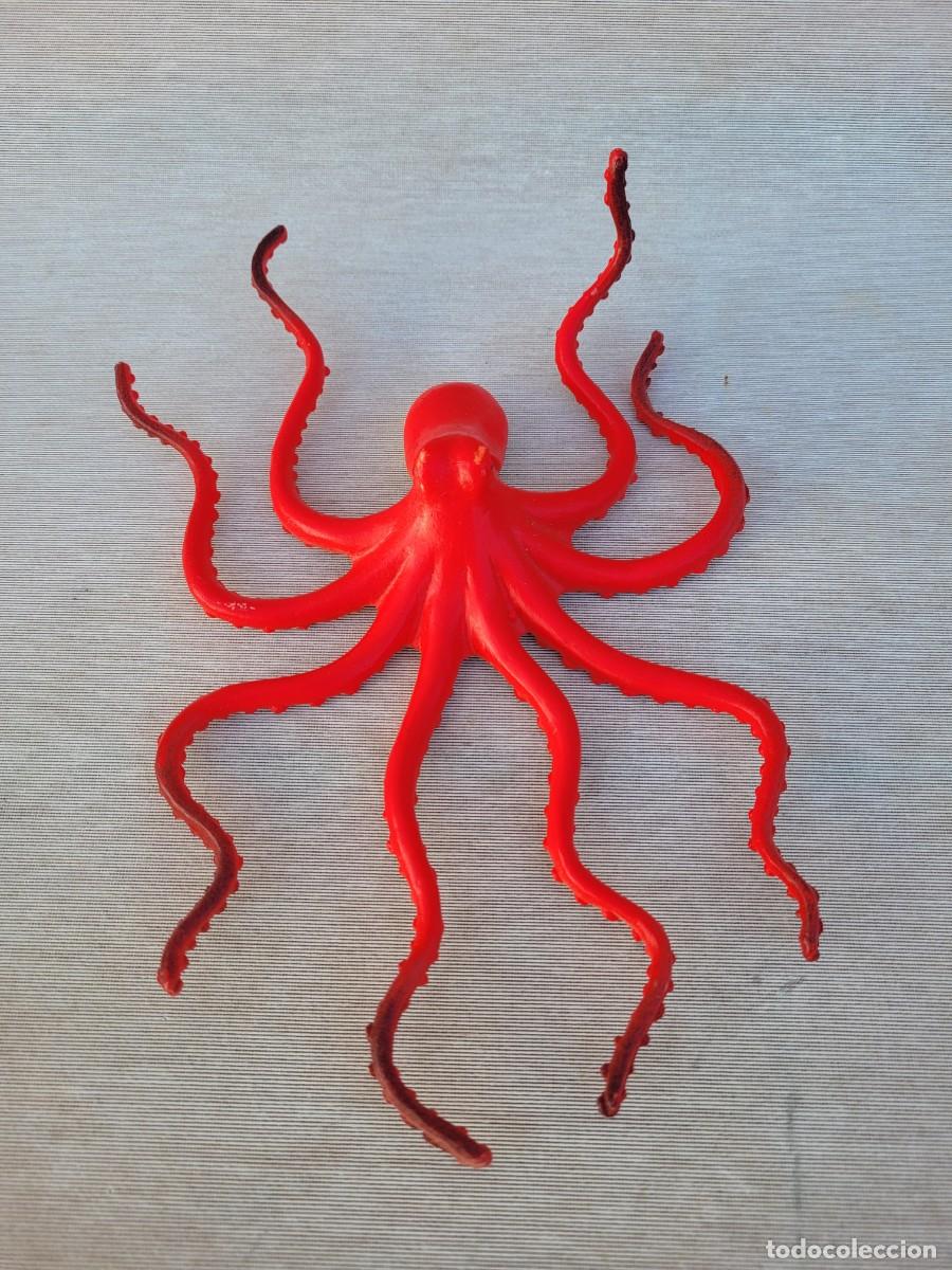 Figuras de goma y PVC: Pulpo de pl&aacute;stico, 22cm. - Foto 1