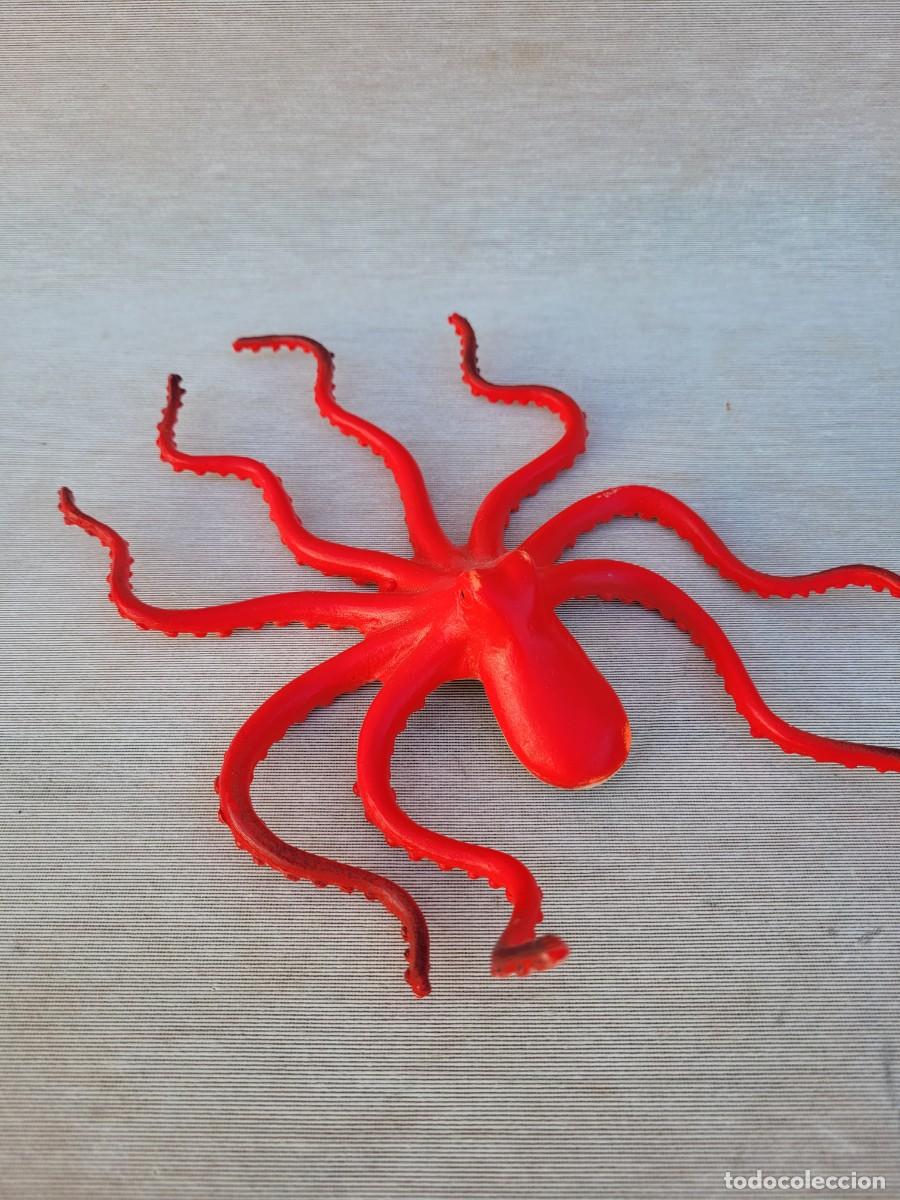Figuras de goma y PVC: Pulpo de pl&aacute;stico, 22cm. - Foto 2