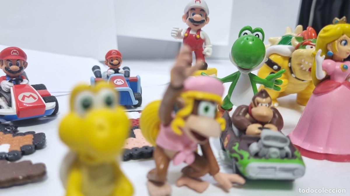 Figuras de goma y PVC: Lote de figuras de Super Mario y Accesorios. - Foto 4