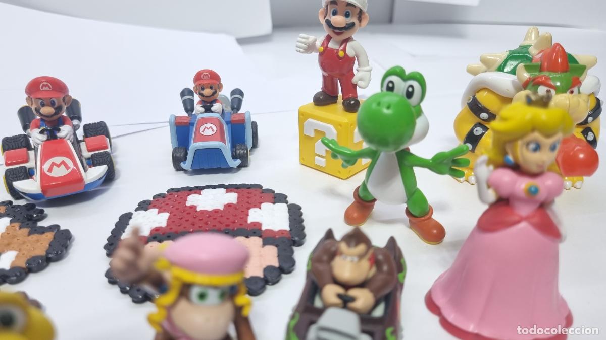 Figuras de goma y PVC: Lote de figuras de Super Mario y Accesorios. - Foto 5