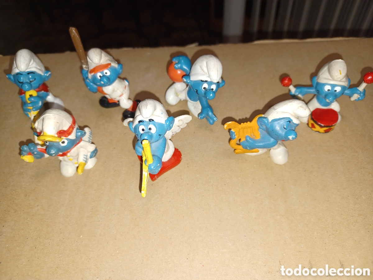 Figuras de goma y PVC: Figura mu&ntilde;eco pvc pitufos - Foto 2