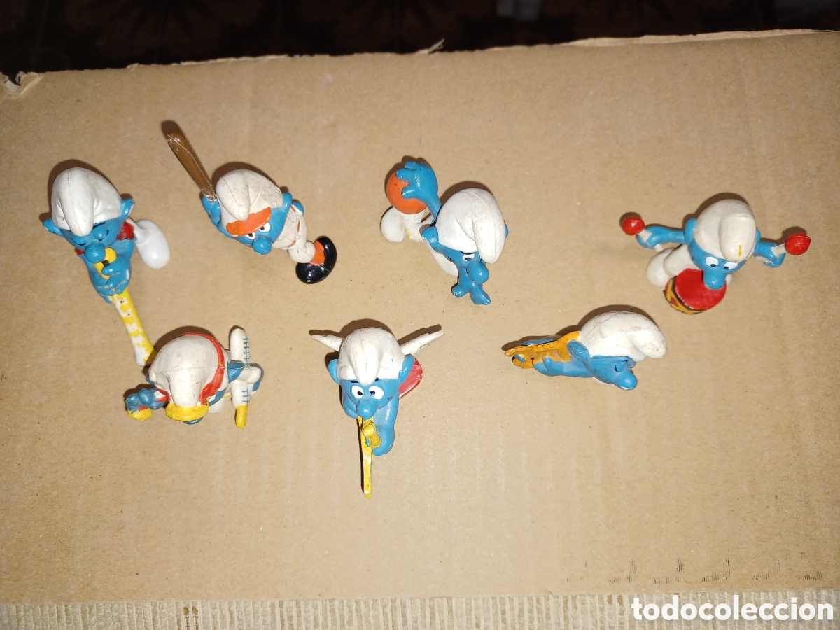 Figuras de goma y PVC: Figura mu&ntilde;eco pvc pitufos - Foto 5