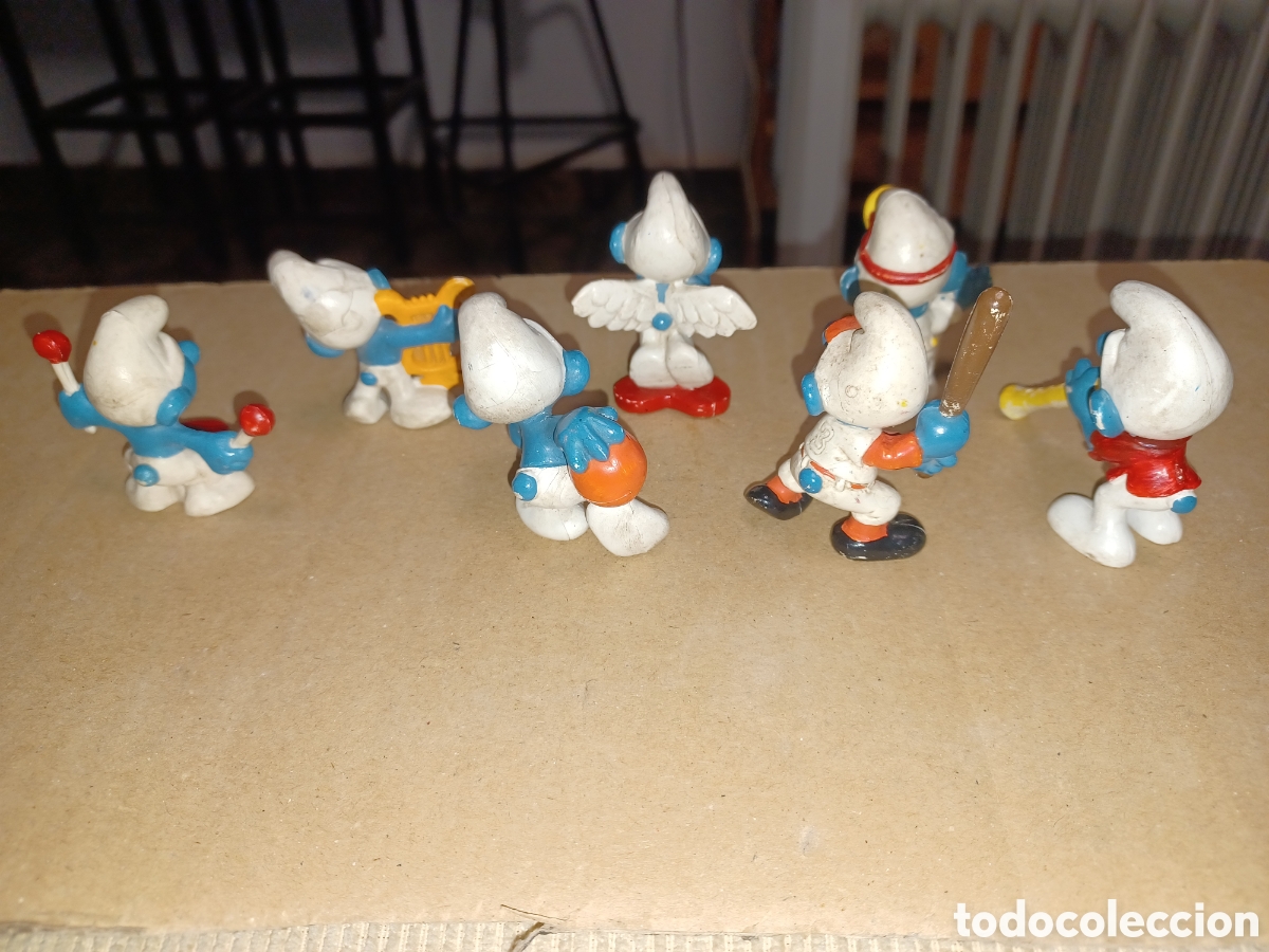 Figuras de goma y PVC: Figura mu&ntilde;eco pvc pitufos - Foto 6