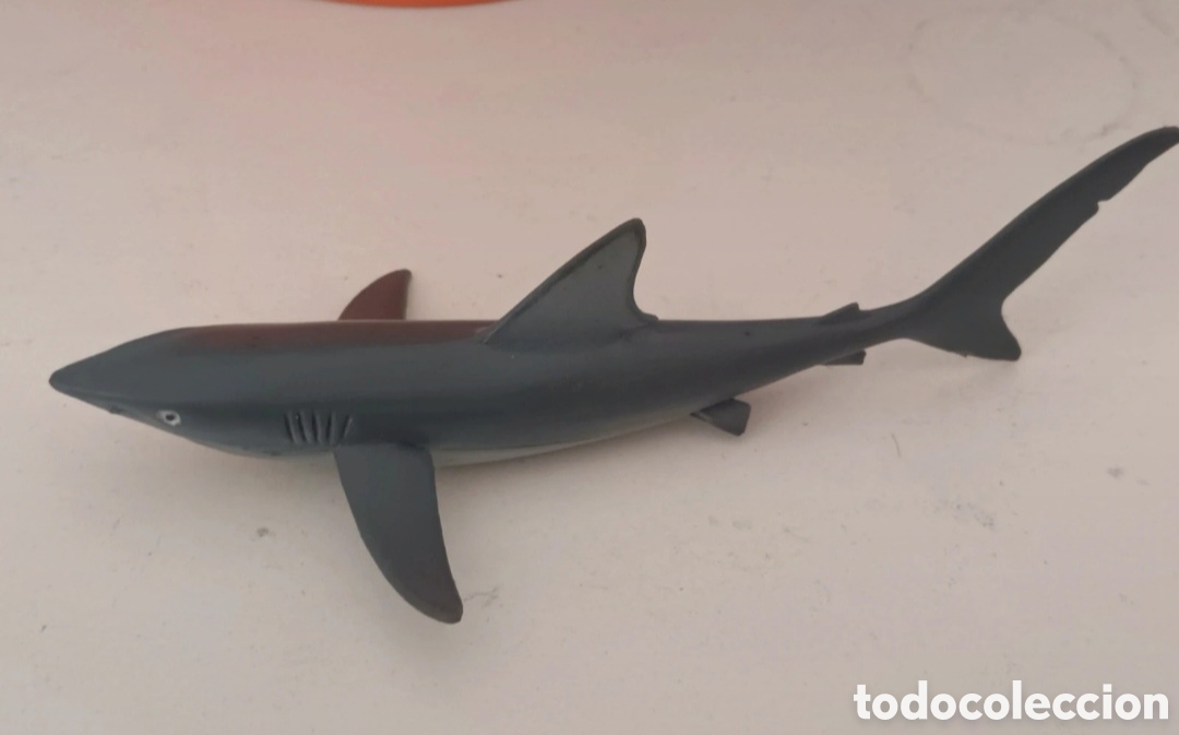 Figuras de goma y PVC: Tiburon pvc Shleich 1995 - Foto 2