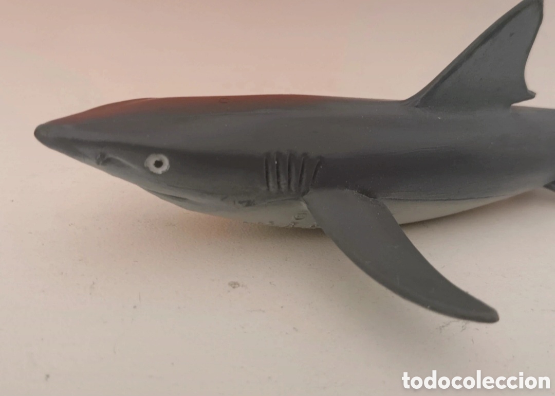 Figuras de goma y PVC: Tiburon pvc Shleich 1995 - Foto 1