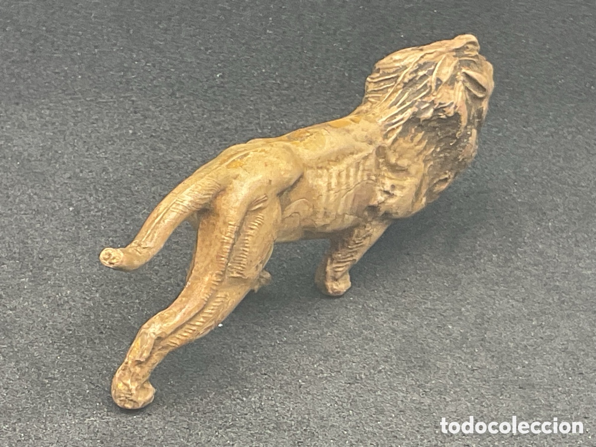Figuras de goma y PVC: Antigua Figura en Goma. Leon de Pech Hermanos. - Foto 4