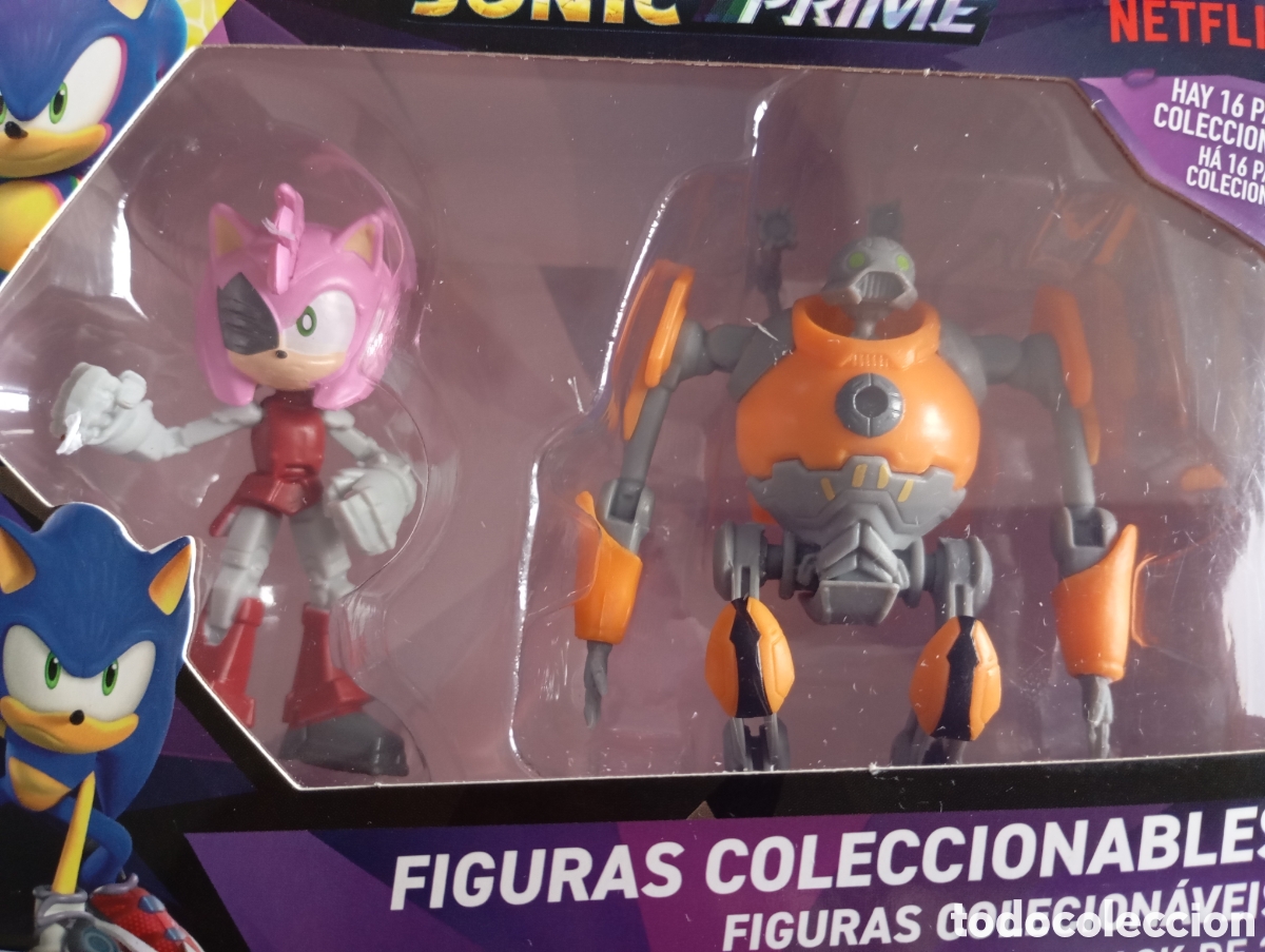 Figuras de goma y PVC: Sonic Prime Pack 2 Figuras Lote 3 - Foto 1