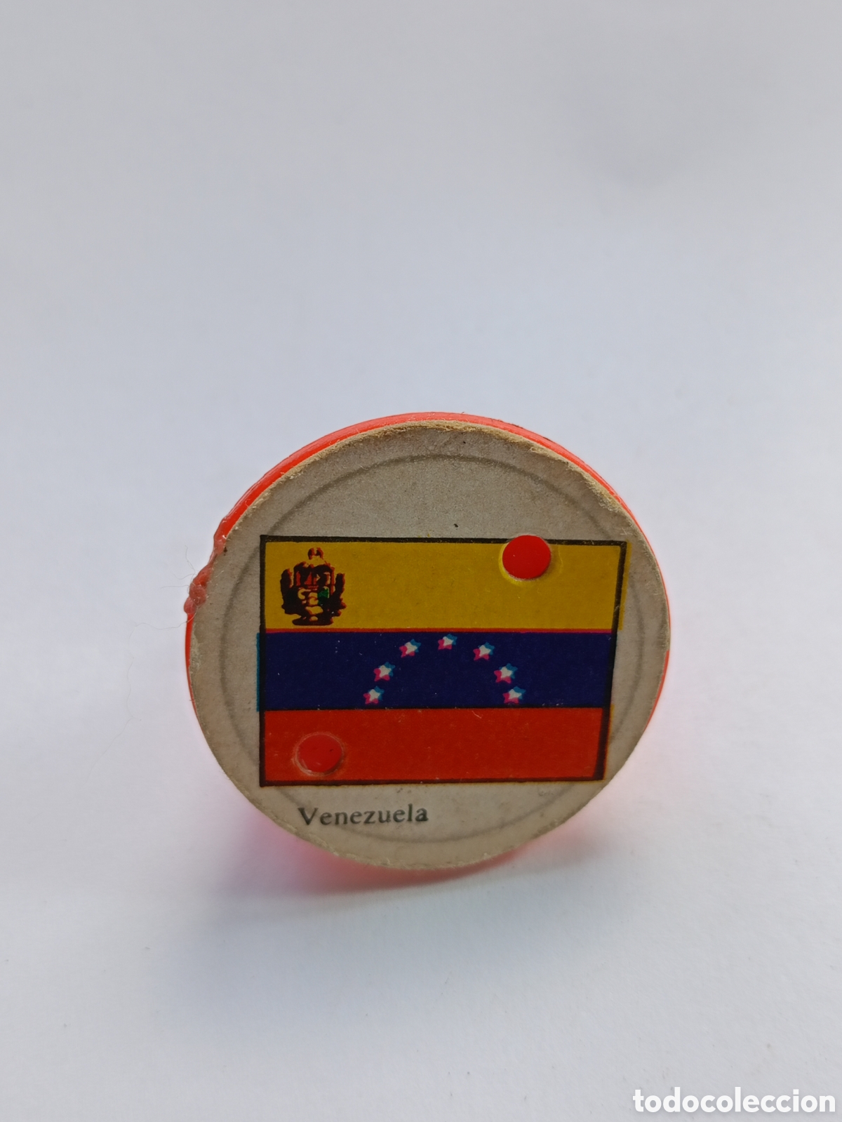 Figuras de Goma y PVC: Antiguo anillo Venezuela pl&aacute;stico duro kiosco