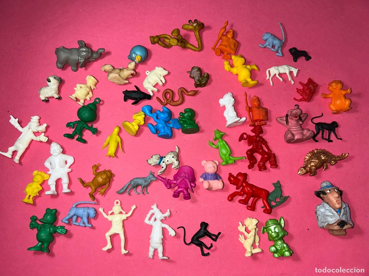 Figuras de goma y PVC: LOTE DE MU&Ntilde;ECOS DUNKIN DISNEY PITUFOS ASTERIX - Foto 1