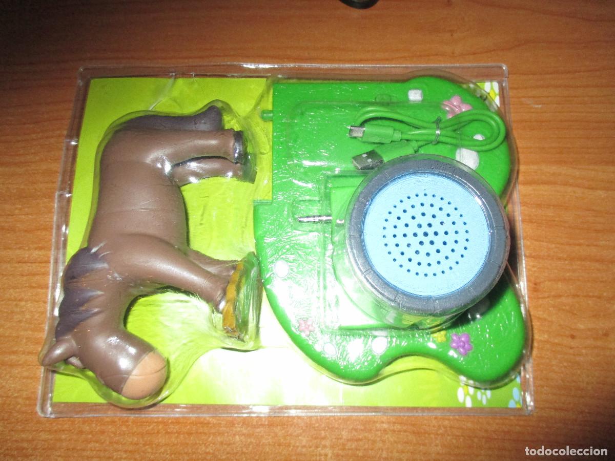 Figuras de goma y PVC: PLANETA AGOSTINI , LOS ANIMALES DE LA GRANJA: 1 CABALLO + ACCESORIO SONORO EN BLISTER