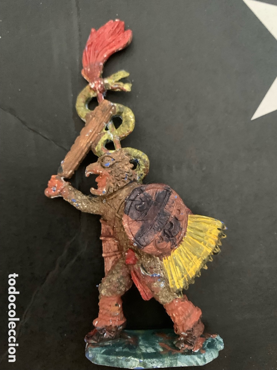 Figuras de goma y PVC: Guerrero azteca M&eacute;xico 60 mm - Foto 1