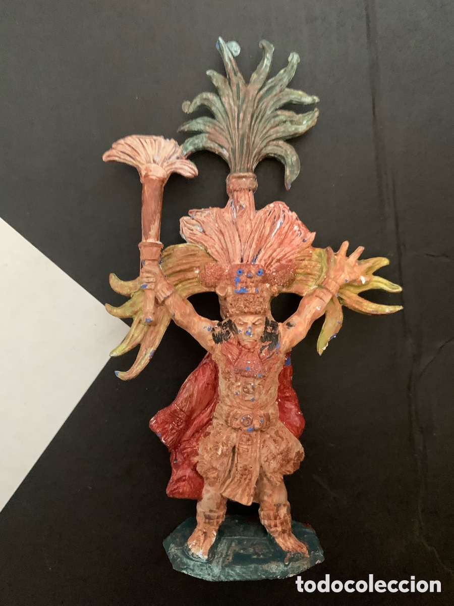 Figuras de goma y PVC: Indio azteca M&eacute;xico 60 mm - Foto 1