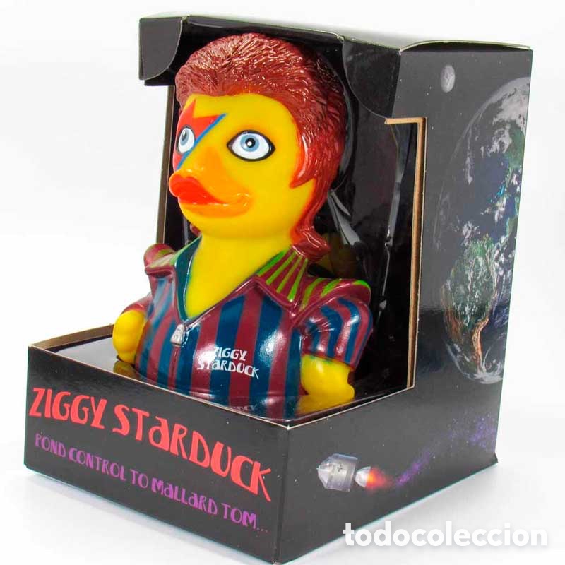 Figuras de goma y PVC: Pato goma David Bowie - Foto 1