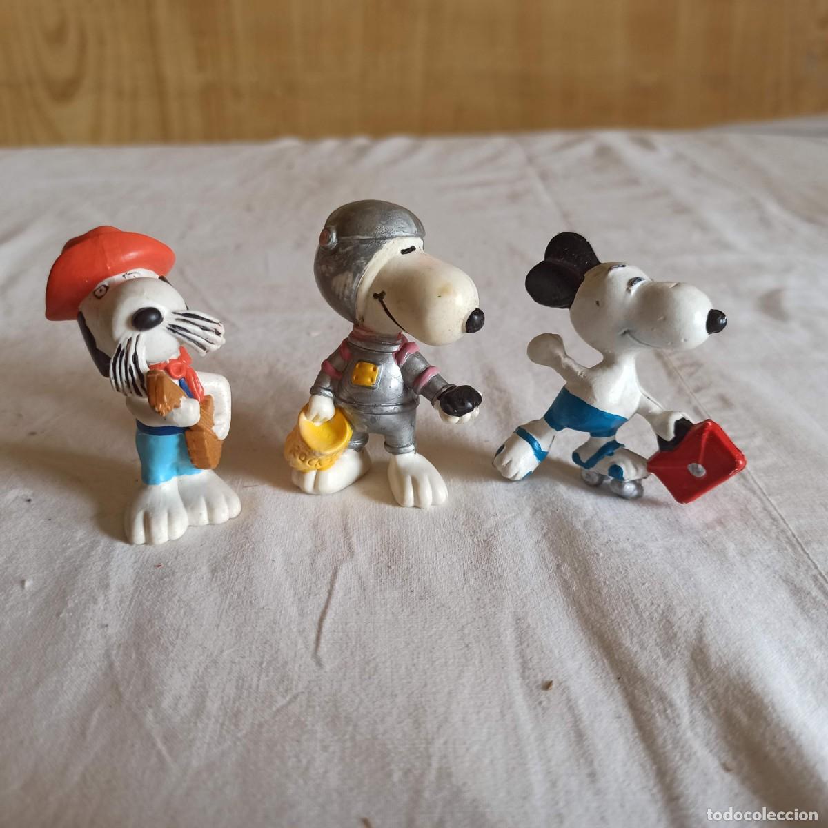 Figuras de goma y PVC: Lote figuras PVC Snoopy - Foto 1