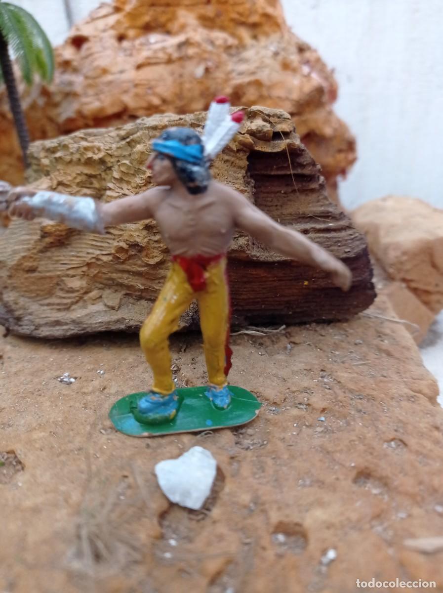 Figuras de goma y PVC: Indio con rifle de jecsan - Foto 3