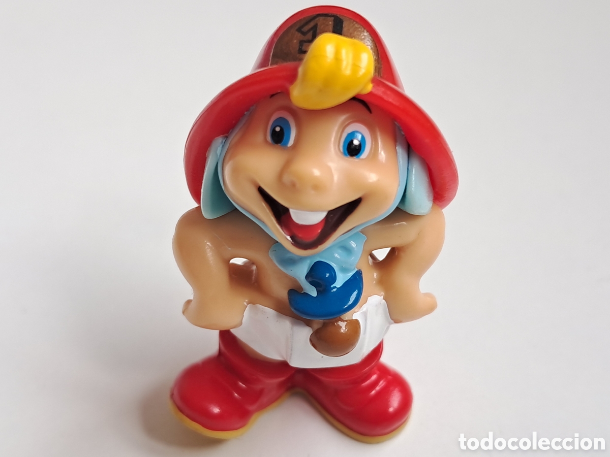 Figuras de goma Kinder: Figurita Kinder beb&eacute; bombero - Foto 1