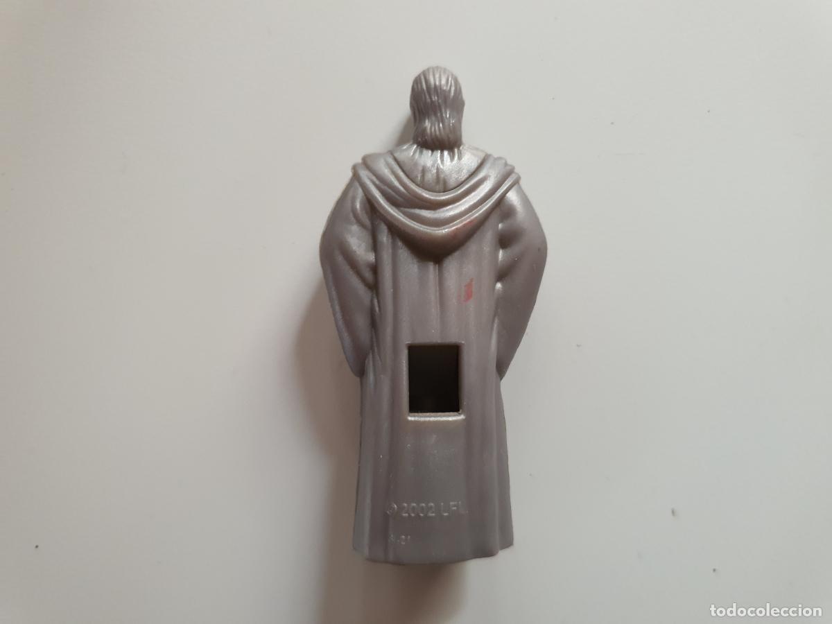 Figuras de goma y PVC: FIGURA KELLOGS 2002 CON VISOR - STAR WARS - OBI WAN KENOBI - Foto 3