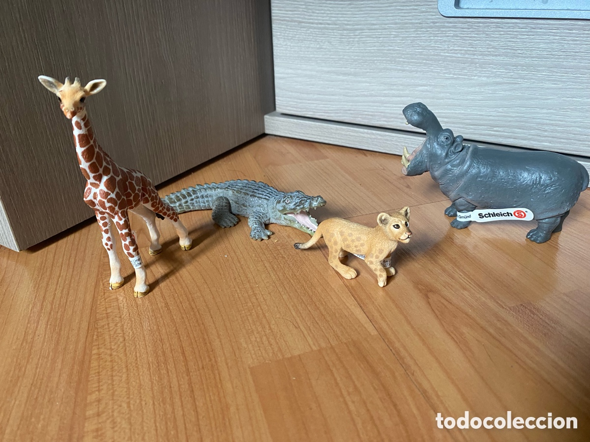 Figuras de goma y PVC: 4 FIGURAS SCHLEICH NUEVAS - Foto 4