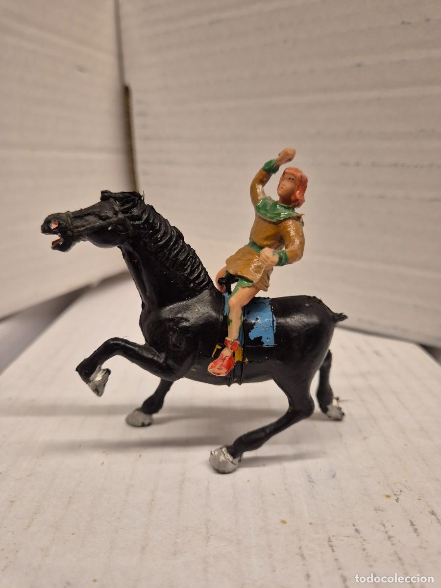 Figuras de goma y PVC: Crispin a caballo.Estereoplast. - Foto 1