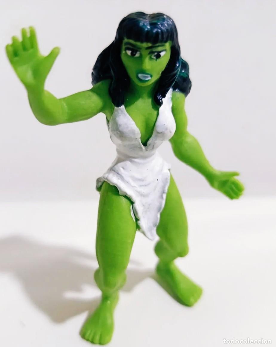 Figuras de goma y PVC: FIGURA DE GOMA - PVC, HULKA, COMICS SPAIN, A&Ntilde;OS 80, PERFECTO ESTADO, MARVEL.