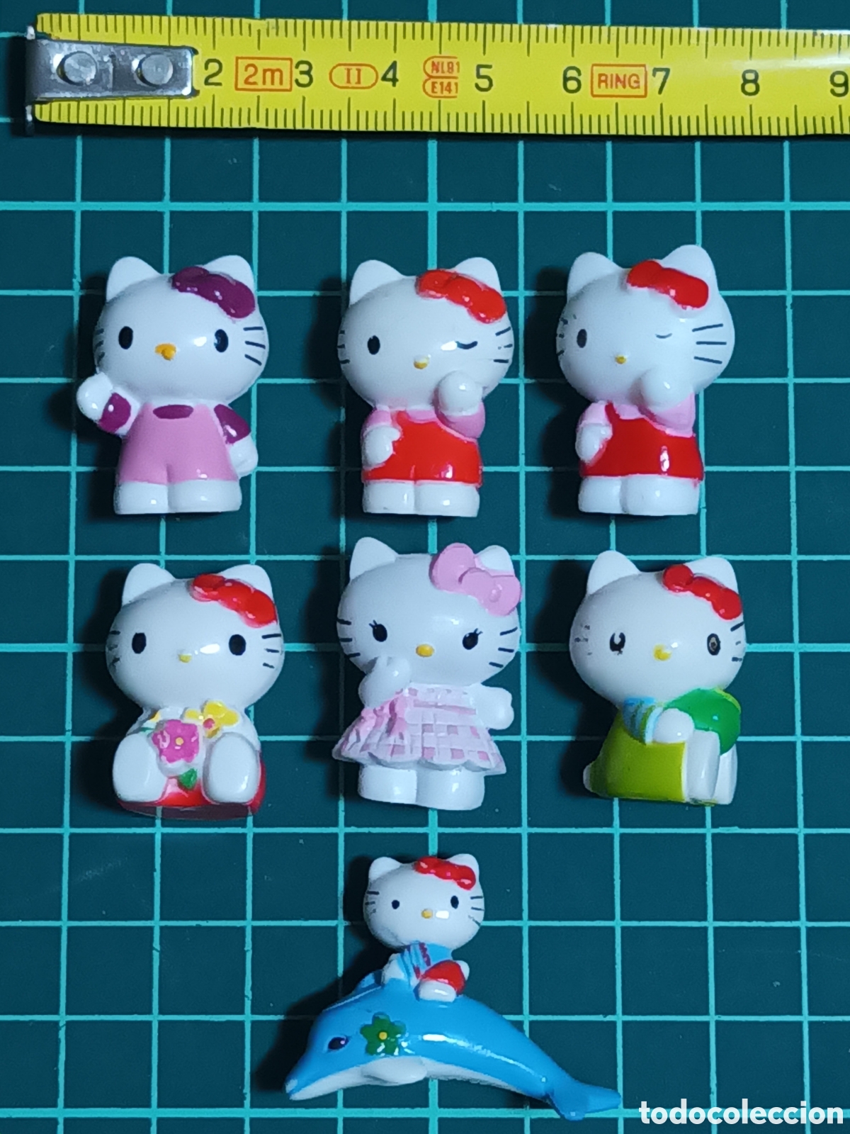Figuras de goma y PVC: Lote 7 figuras de hello kitty - Foto 1