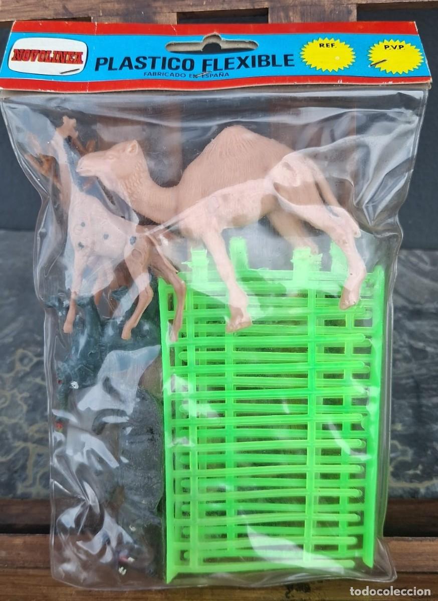 Figuras de goma y PVC: Paquete Bolsa de Animales y Cerca CIRCO NOVOLINEA