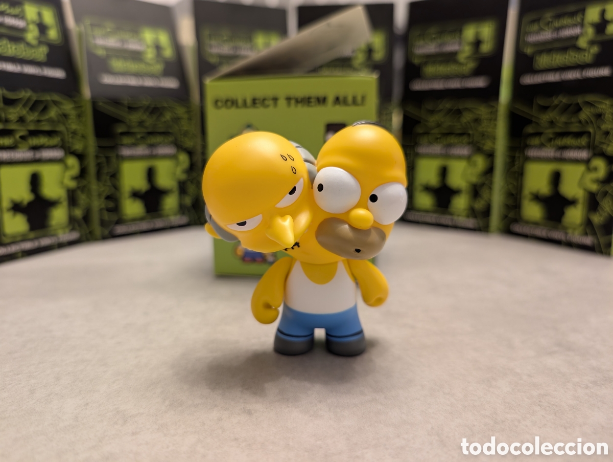 Figuras de goma y PVC: Pack 5 figuras Los Simpson Kidrobot - Foto 3