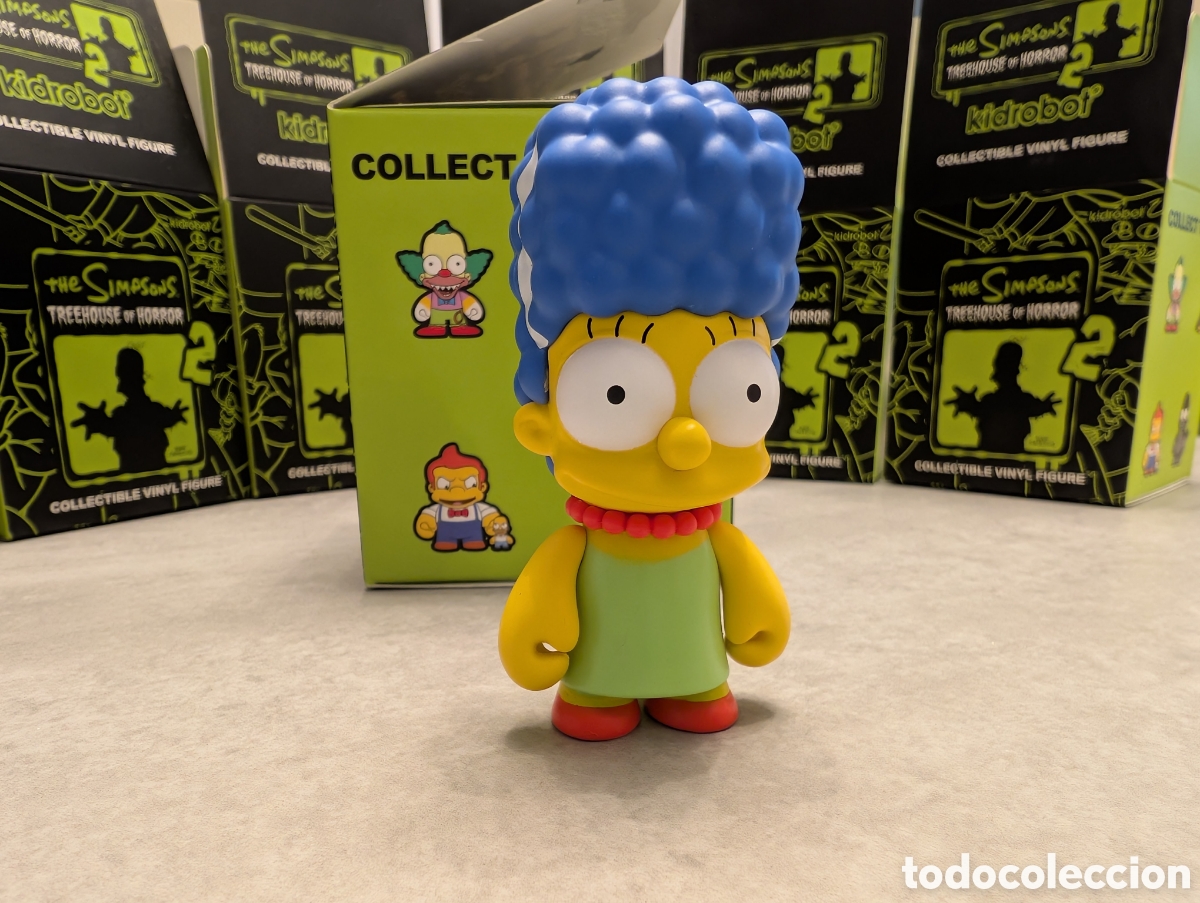 Figuras de goma y PVC: Pack 5 figuras Los Simpson Kidrobot - Foto 4