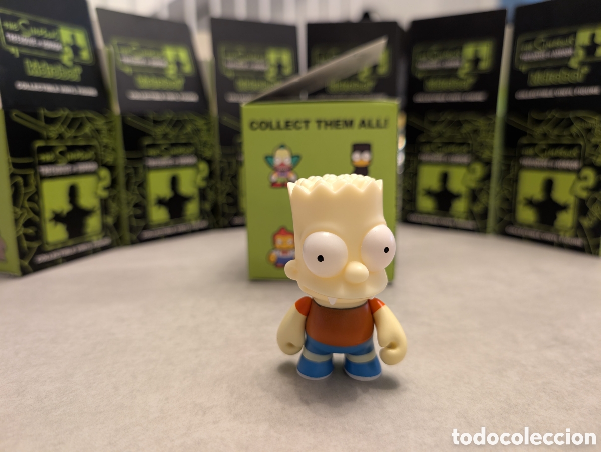 Figuras de goma y PVC: Pack 5 figuras Los Simpson Kidrobot - Foto 5