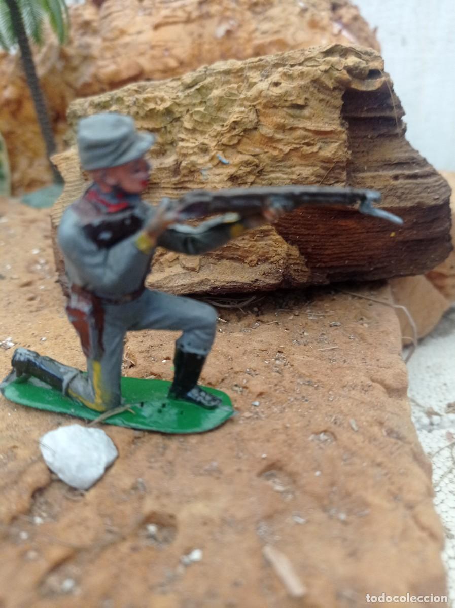 Figuras de goma y PVC: Soldado confederado de jecsan - Foto 1