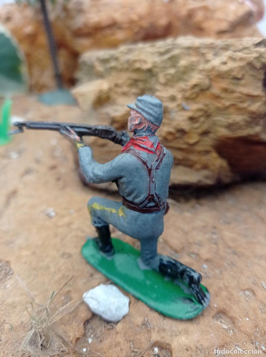 Figuras de goma y PVC: Soldado confederado de jecsan - Foto 2