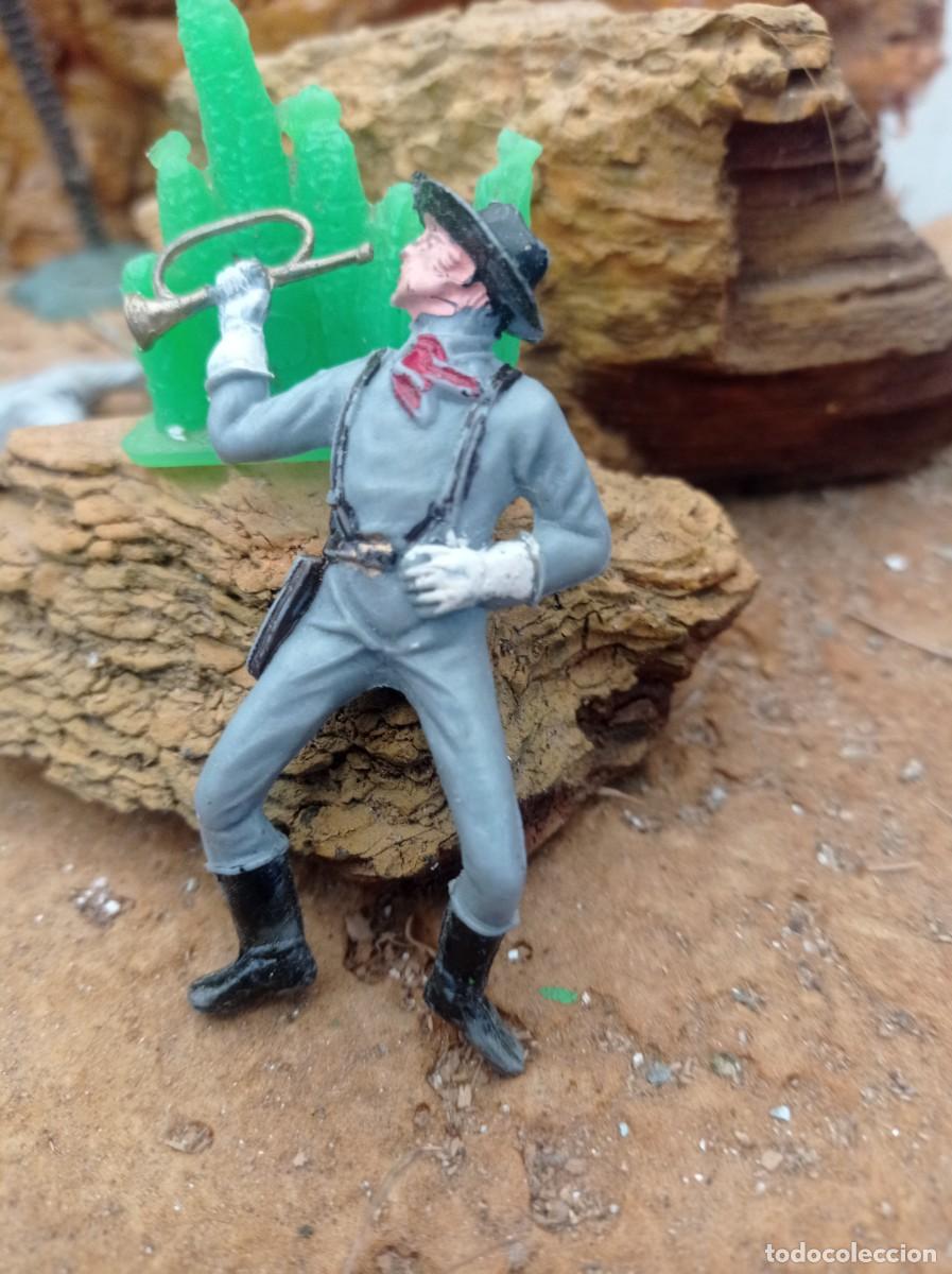Figuras de goma y PVC: Soldado confederado de jecsan - Foto 1