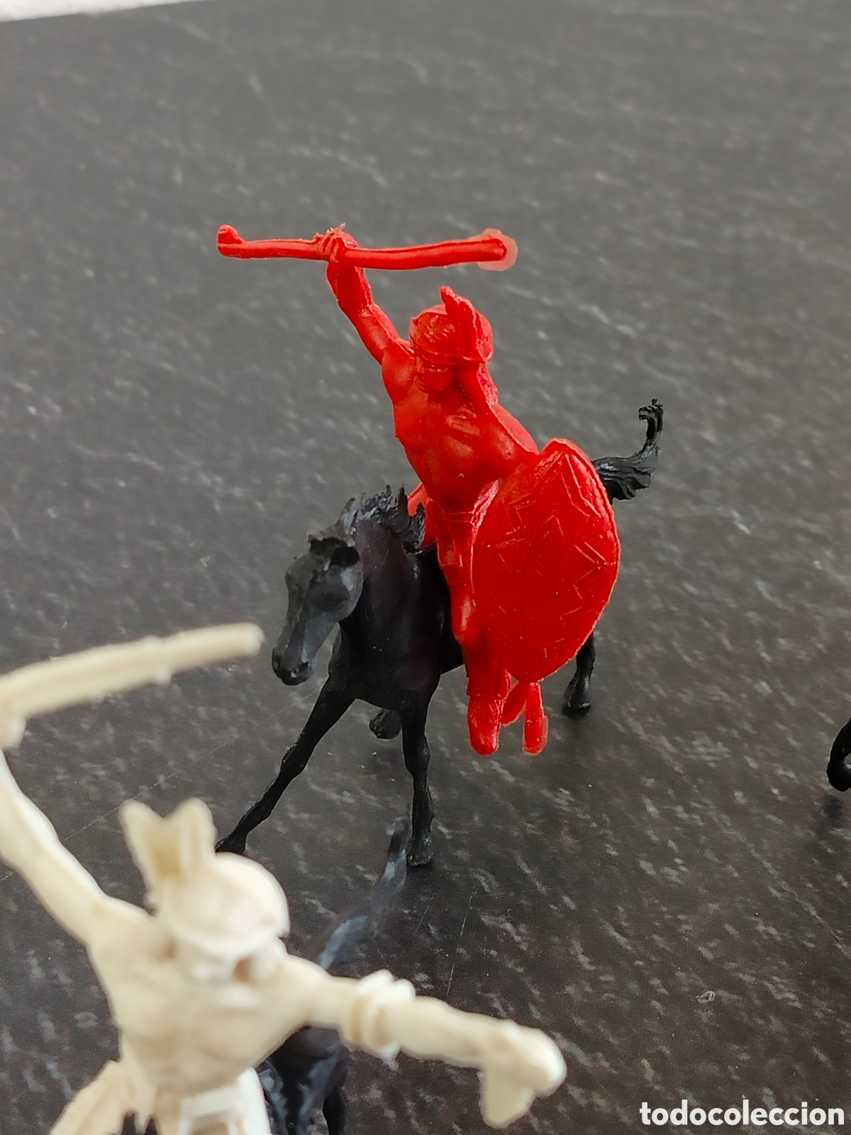 Figuras de goma y PVC: Lote indios y vaqueros de COMANSI monocolor - Foto 6